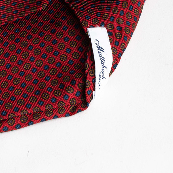 Mattabisch Tie Men Firebrick - Picture 4 of 4